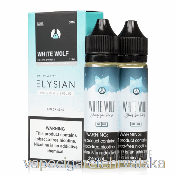 Vape Hrvatska White Wolf - Elysian Labs - 120ml 3mg